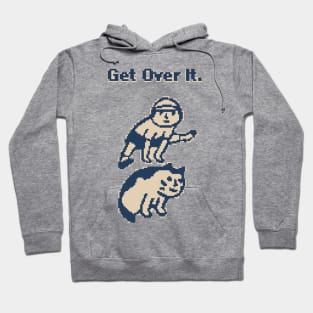 Get Over It - 1 Bit Pixel Art Hoodie